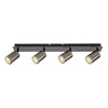 Rabalux Plafonska spot lampa Gerhard, 4xGU10, Crna