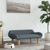 Krevet za pse tamnosivi 70x40x24 cm od tkanine