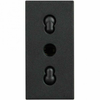 CLASSIA EURO UTIČNICA 2P+E/16A/250V 1M CRNA