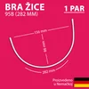 Bra žice, 95B (282 mm) 1 par