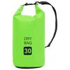 Vidaxl Torba Dry Bag zelena 30 L PVC