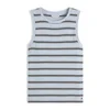 TOMMY HILFIGER Top svetlo modra/črna/bela