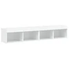 TV ormarići s LED svjetlima 2 kom bijeli 80x30x30 cm
