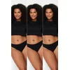 Trendyol Curve 3-Pack Black Plus Size Briefs