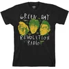 Green Day Majica Scribble Mask Unisex Black XL