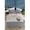 Aberto Design Komplet posteljina Geometric Fitted, 200x220 cm, Šarena