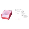 AW Narzędzia Ergobox Plus 2 rdeča, 118 X 161 X 75 mm
