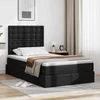 Krevet s od storage s madracem Crna 120 x 200 cm Lažna koža