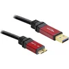 USB 3.0 priključni kabel [1x USB 3.0 - 1x USB 3.0 ] 1 m rdeče, pozlačeni konektorji