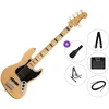 Fender Squier Classic Vibe 70s Jazz Bass V MN Premium SET Natural 5 strunska bas kitara