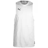 PUMA Funkcionalna majica Hoops Team črna / bela