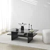 Hanah Home Klub sto Saga Rectangle, 105x35x65 cm, Crni
