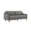 Atelier del Sofa Trosed Robin 3, 205x84x87cm, Tamnosivi