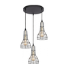 Luster na sajli LONG 3xE27/60W/230V
