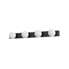 Brilagi - LED osvetljenje za kupatilsko ogledalo HOLLYWOOD 4xLED/3W/230V IP44 crna