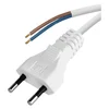 Priključna vrvica PVC 2x0,75mm bela 3M