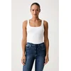 Calvin Klein Jeans top ženski bombaž z elastanom