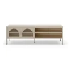 Kremno bela TV omarica 160x50 cm Diora – Marckeric
