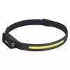 Naglavna polnilna LED svetilka, 380 lm, Li-Pol 1200 mAh