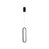 LED luster na sajli LED/13W/230V 3000K, crne boje
