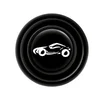 Nalepnice za vrata automobila Slamcalm, Silikonske, 20 komada, Crne