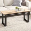 Ploča za stol 110 x 40 x 2,5 cm od masivne borovine pravokutna