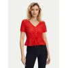 Morgan Bluza 231-DATE Rdeča Slim Fit