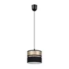 Luster na sajli LIMA 1xE27/60W/230V zlatna/crna