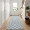 vidaXL Preproga runner ORIZ 1150 gsm Siva in bela