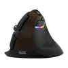 Delux Brezžična vertikalna miška Delux M618Mini DB BT+2.4G 2400DPI (črna)