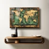 Wallxpert Dekorativna slika na kaljenom staklu Camtbl-002, 60 x 90 cm, Šarena
