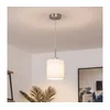 Brilagi - LED luster na sajli NUBILA 1xE27/60W/230V O 14 cm bela