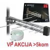 GMB-20E sa kutijom +15m ** Gembird Antena Loga UHF sa RF-Konektorom,20el, 39cm,6dB alu +kabl 15m 781