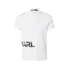 Karl Lagerfeld Majica temno zelena/črna/bela