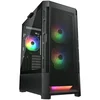 COUGAR DUOFACE RGB PC Case, Mid Tower, Black