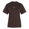 Adidas W AOP 3S SJ TEE, ženska majica, smeđa SX730