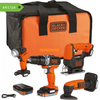 4-delni set orodja Black & Decker BDCK123S2S