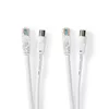 Nedis Kombiniran RF kabel + UTP CAT 6 kabel 5m - odprta embalaža