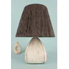 Opviq Stona lampa YL680, 25x20x35 cm, IP20, Braon-bela