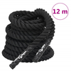 Borbeno uže crno 12 m 9 kg poliester
