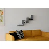 Hanah home Zidna polica Antracit