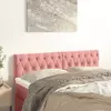 Vidaxl vidaXL Vzglavja za posteljo, komplet 2 kosov, roza, 72x7x78/88 cm, žamet