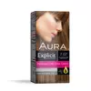 Set za trajno bojenje kose EXPLICIT 7.07 Natural Brown / Prirodno smeđe plava