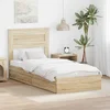 Krevet s od storage Sonoma hrast 100 x 200 cm Konstruirano drvo