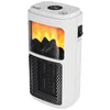 Home Keramička grejalica FKH 401, 400 W, efekt plamena, Bela