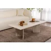 Hanah Home Klub sto Sabin, 119x40x60 cm, Krem