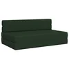 Sofa na razvlačenje Tamnozelena 152 x 86,5 x 60 cm Tkanina
