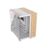 Kucište CORSAIR 6500X Mid-Tower/dve komore/kaljeno staklo/bez napajanja/bela/bambus drvo