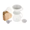 Hario Hario V60 Dripper & Pot White set - kapljalnik + strežnik + filtri