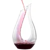 éS Vrč za vino iz kristalnega stekla, 1,5 l, eleganten za serviranje rdečega vina in pijač